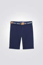 מכנסי ברמודה SLIM כחול בנים - MASHBIR//365