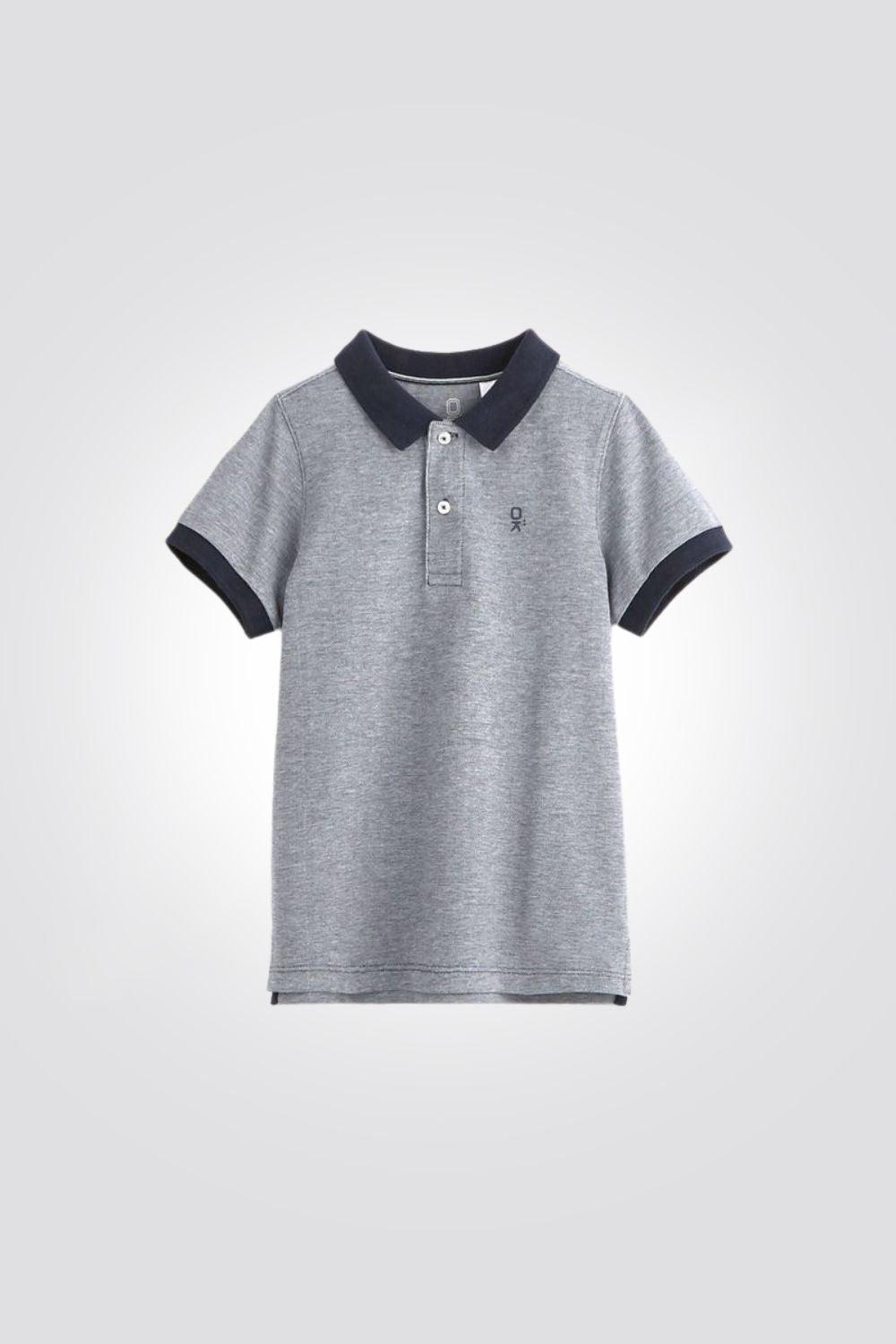 חולצת פולו כחול ג'ינס ילדים - MASHBIR//365