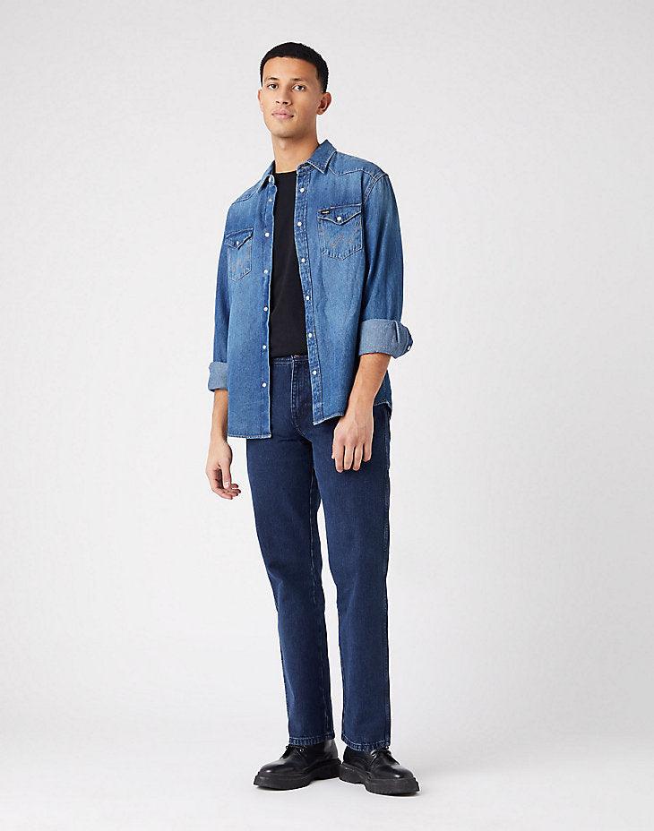 ג'ינס TEXAS NON STRETCH צבע כחול כהה - MASHBIR//365