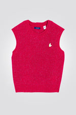 OKAIDI - אפודת סריג לילדות בצבע ורוד - MASHBIR//365