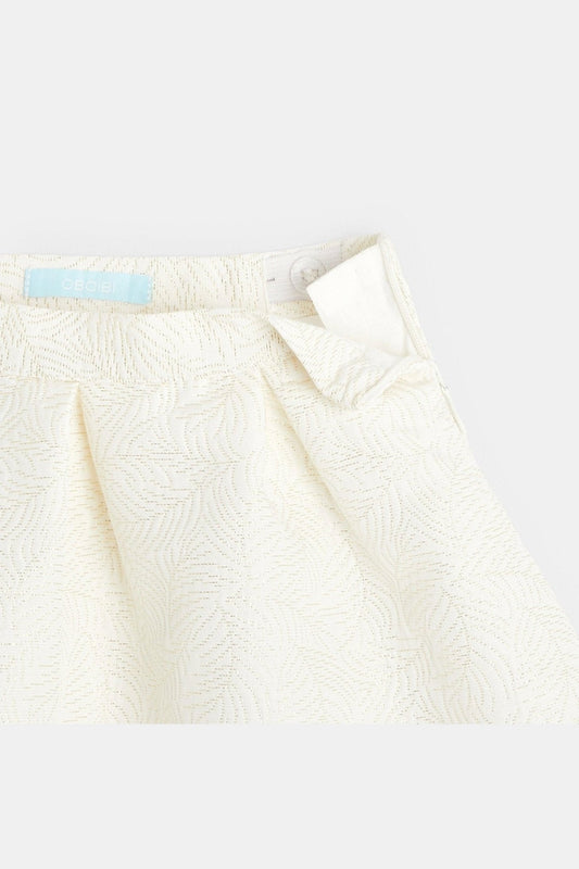 OBAIBI - חצאית בצבע לבן לתינוקות - MASHBIR//365