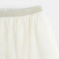 OKAIDI - חצאית בלרינה נוצצת בצבע לבן - MASHBIR//365 - 2