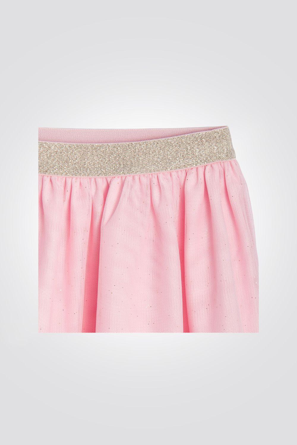 OKAIDI - חצאית בלרינה נוצצת בצבע ורוד - MASHBIR//365