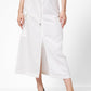 KENNETH COLE - חצאית פשתן בצבע לבן - MASHBIR//365 - 5
