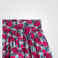 OKAIDI - חצאית ילדות פליסה גומי במותן הדפס פרחים אדום כחול - MASHBIR//365 - 4