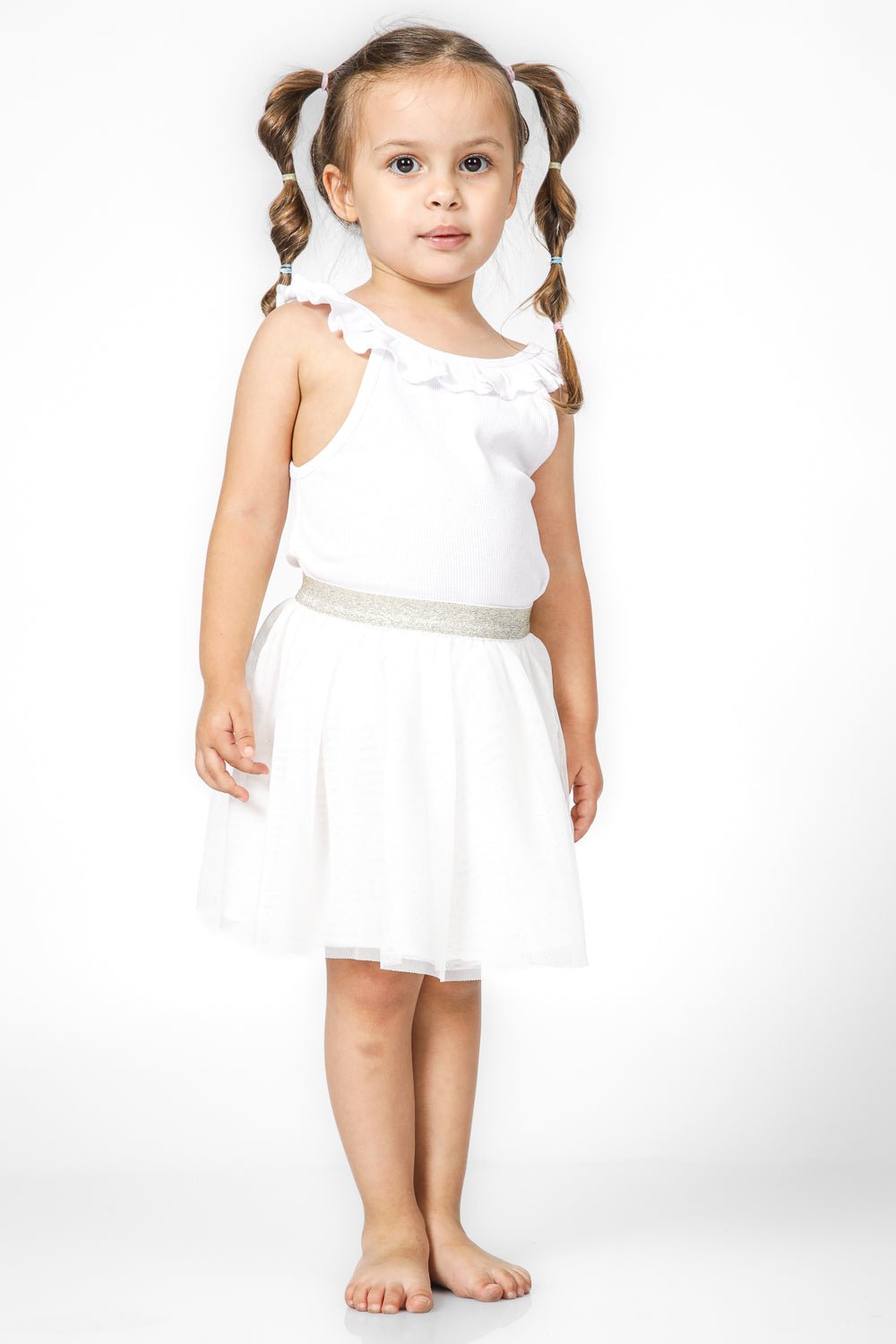 OKAIDI - חצאית Jupon בצבע ב'ז לילדות - MASHBIR//365