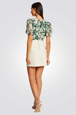 MORGAN - חצאית קצרה בצבע לבן - MASHBIR//365