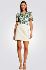 MORGAN - חצאית קצרה בצבע לבן - MASHBIR//365