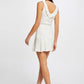MORGAN - חצאית קצרה עם קפלים בצבע לבן - MASHBIR//365 - 2