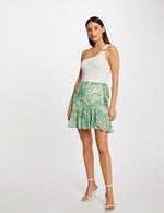 MORGAN - חצאית מעטפת עם הדפס צבעים - MASHBIR//365
