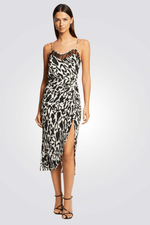 MORGAN - חצאית מידי הדפס מנומר - MASHBIR//365