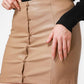 KENNETH COLE - חצאית מיני בצבע בז' - MASHBIR//365 - 3