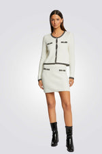 MORGAN - חצאית מיני בצבע לבן - MASHBIR//365