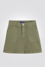 OKAIDI - חצאית מיני ילדות בצבע חאקי - MASHBIR//365