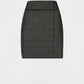 MORGAN - חצאית מיני מעטפת בצבע אפור - MASHBIR//365 - 4