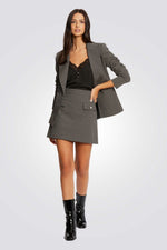 MORGAN - חצאית מיני משובצת - MASHBIR//365