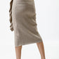 KENNETH COLE - חצאית RIB מעטפת שמנת - MASHBIR//365 - 3