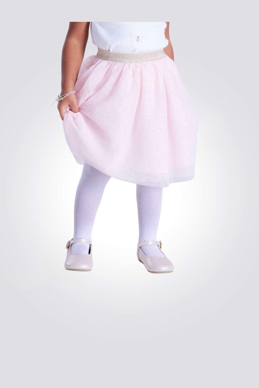 OBAIBI - חצאית תינוקות חגיגית בטול ורוד - MASHBIR//365