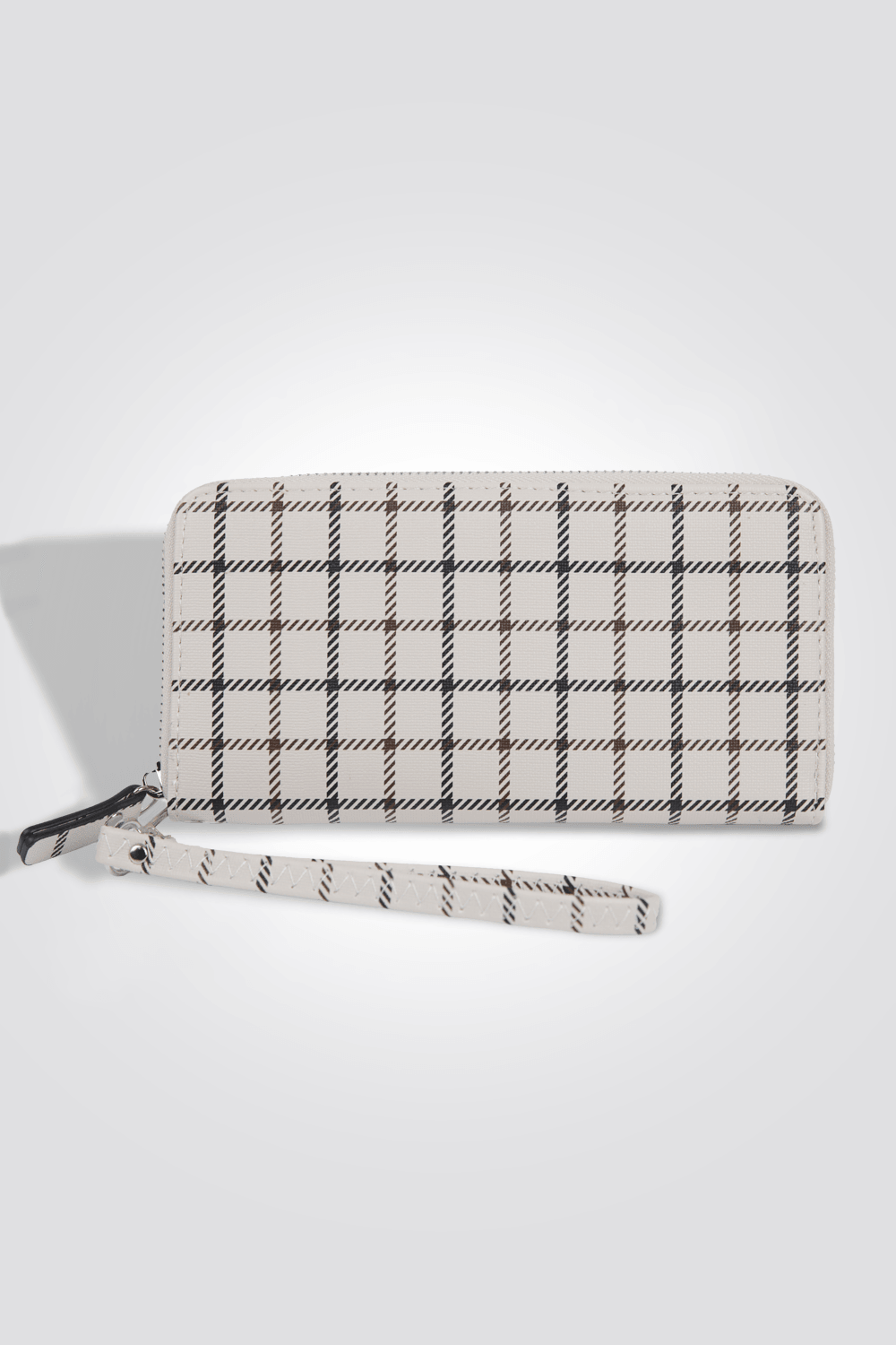 SHAULI - ארנק בצבע לבן דוגמאת פסים - MASHBIR//365