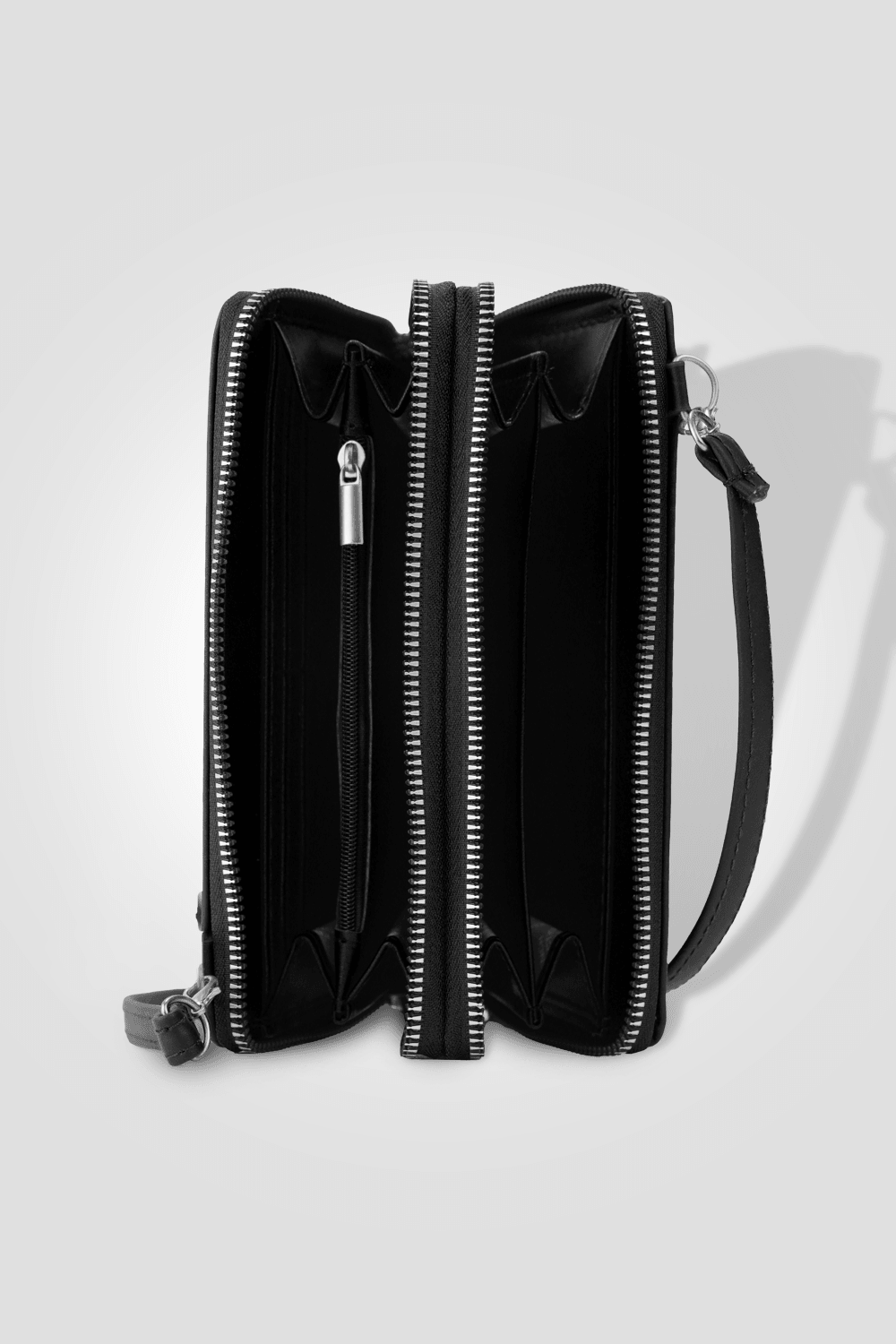 FRENCH CONNECTION - ארנק בצבע שחור לנשים - MASHBIR//365