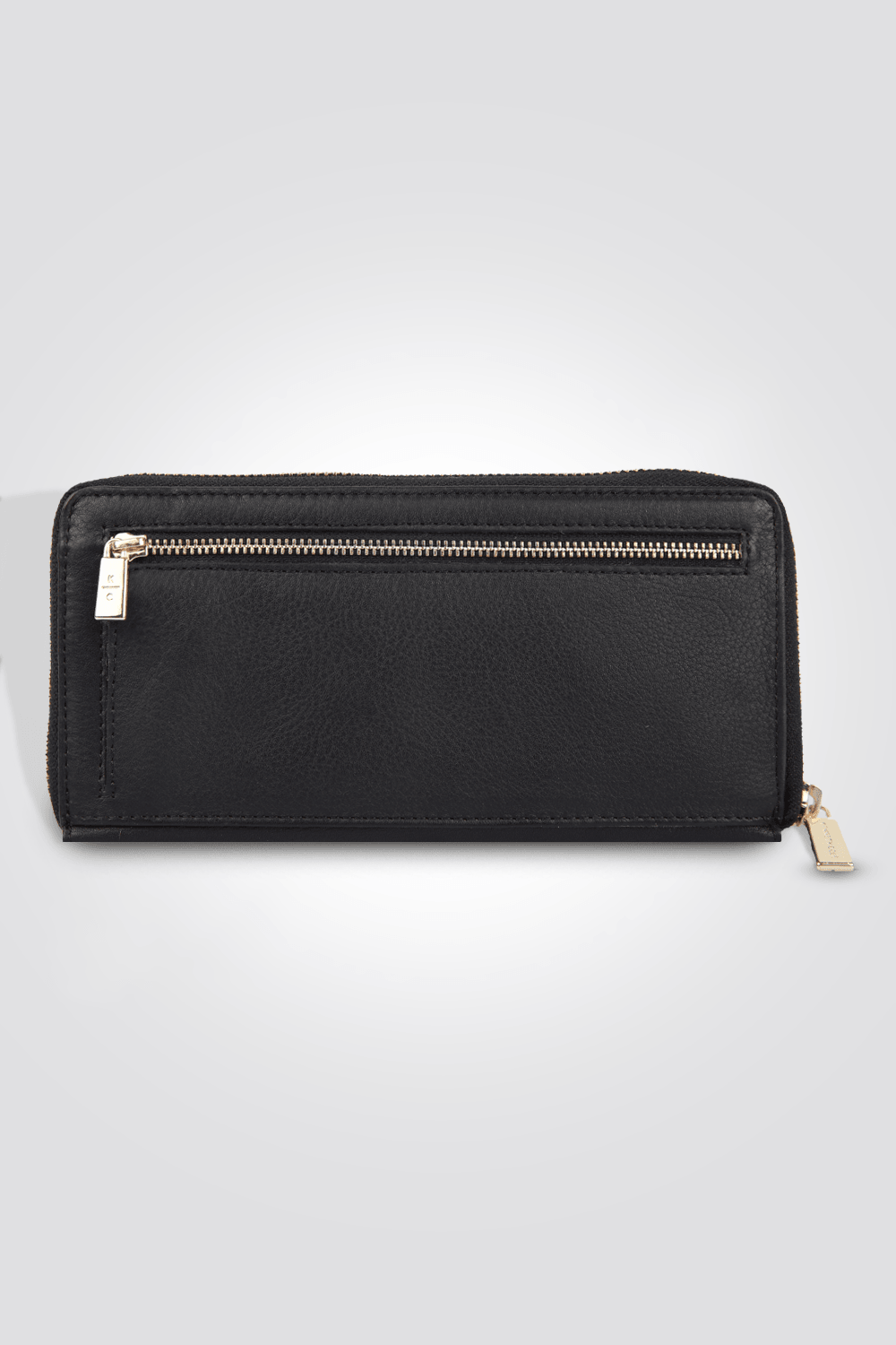 KENNETH COLE - ארנק בצבע שחור עם לוגו מוזהב - MASHBIR//365