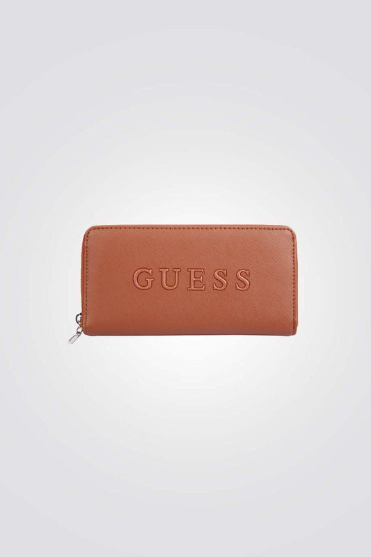 GUESS - ארנק קטן בצבע חום - MASHBIR//365