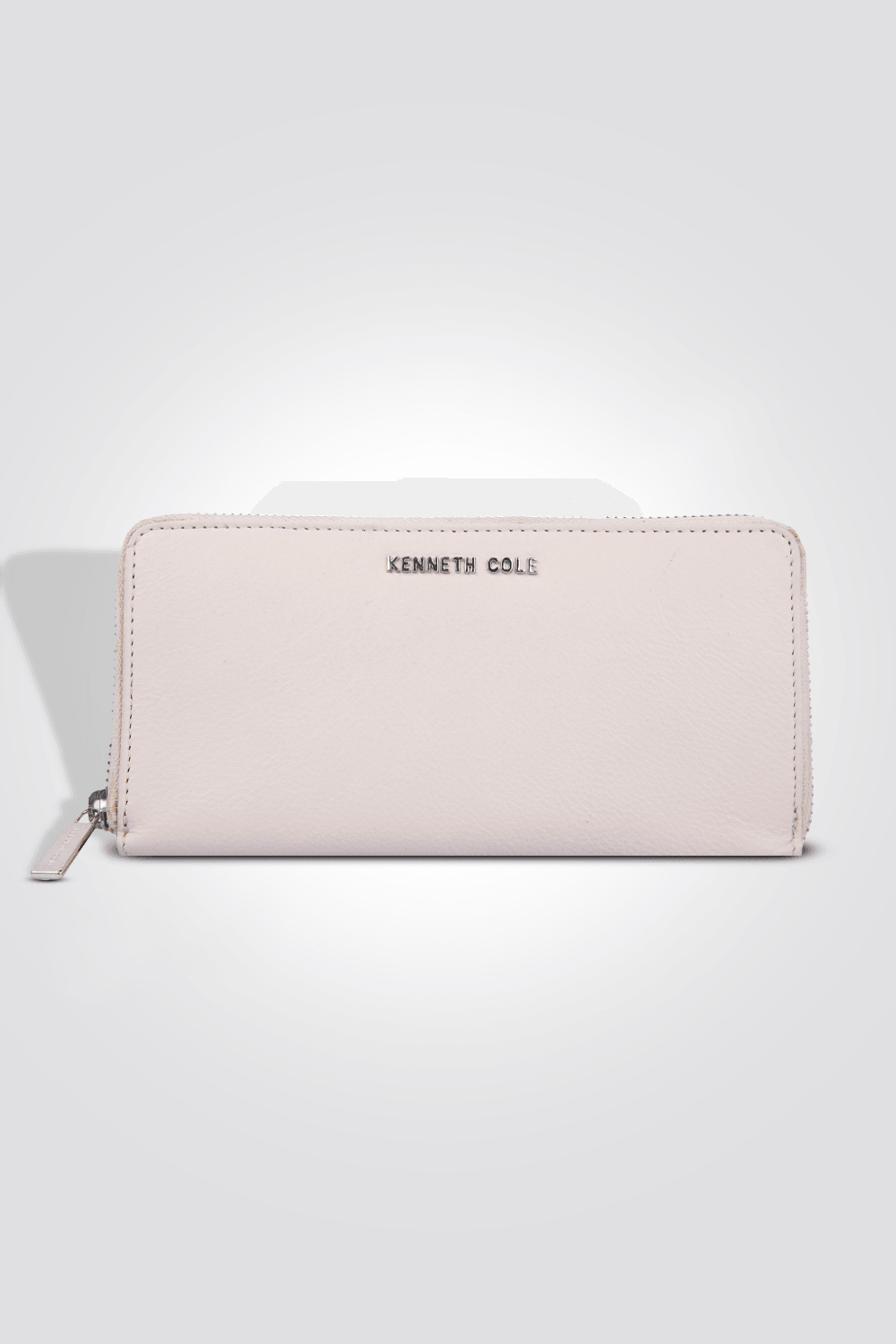 KENNETH COLE - ארנק נשים בצבע אפור עם לוגו כסוף - MASHBIR//365