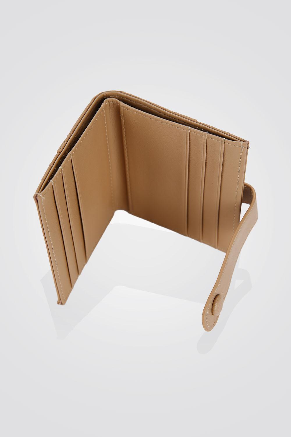 MARTIN JONES - ארנק כרטיסים BEIGE - MASHBIR//365