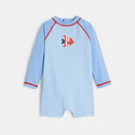 OBAIBI - אוברול בגד ים לתינוקות בצבע כחול - MASHBIR//365