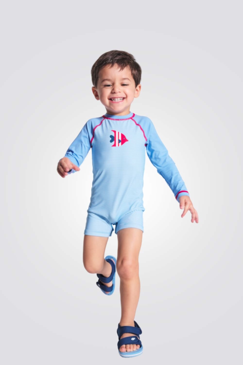 OBAIBI - אוברול בגד ים לתינוקות בצבע כחול - MASHBIR//365