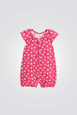 OBAIBI - אוברול פיג'מה בצבע ורוד לתינוקות - MASHBIR//365