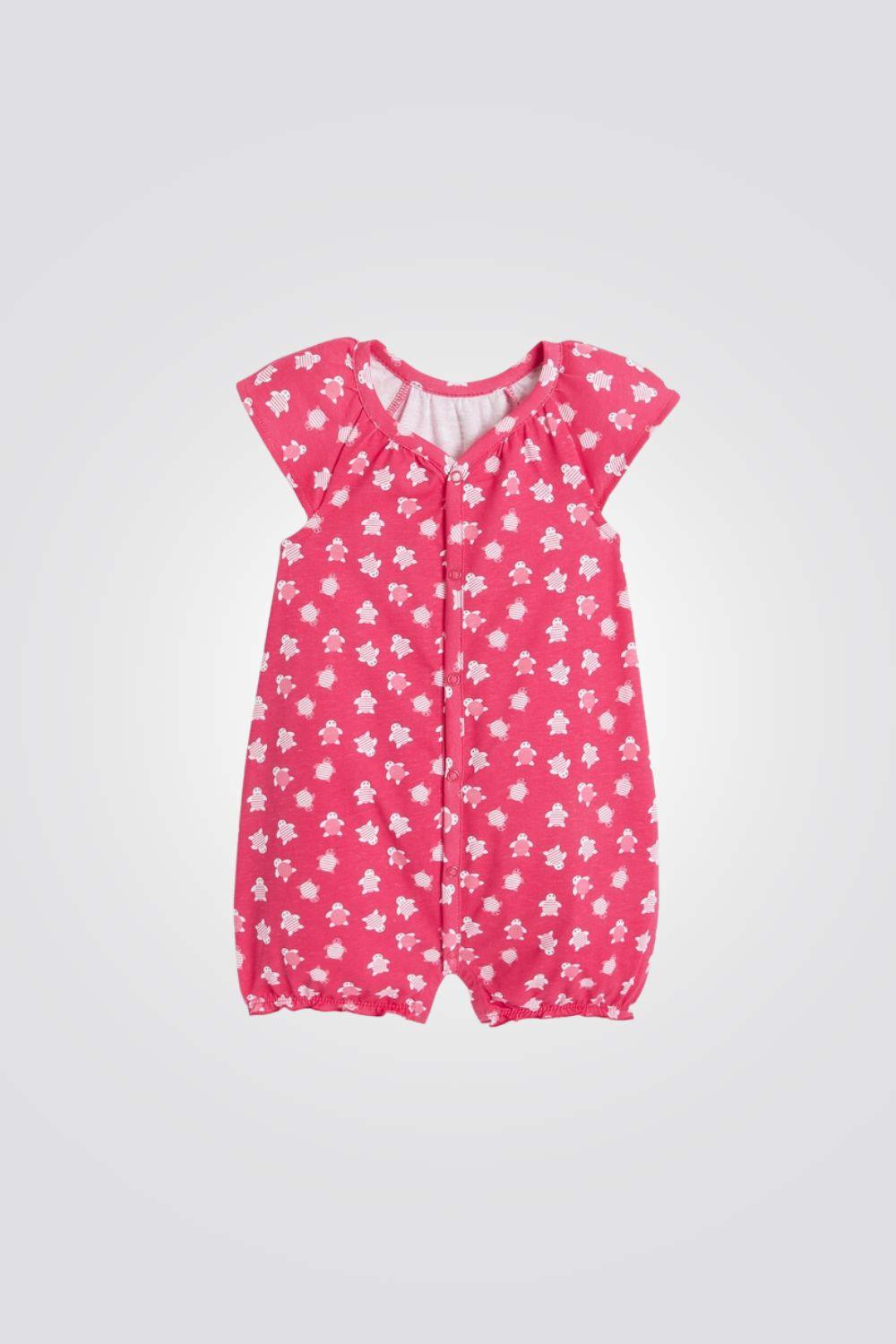 OBAIBI - אוברול פיג'מה בצבע ורוד לתינוקות - MASHBIR//365