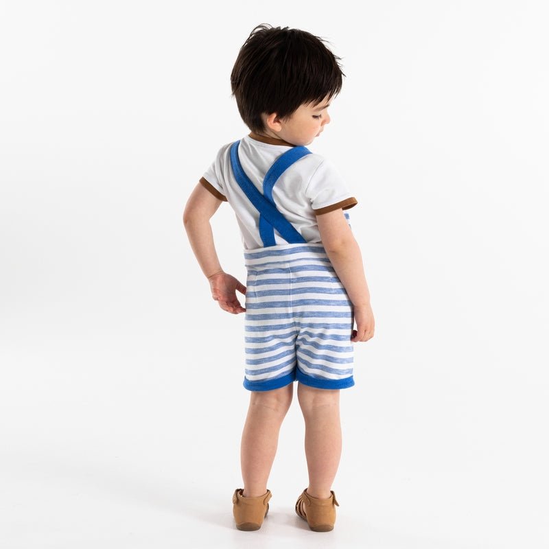 OBAIBI - אוברול פסים בצבע כחול לילדים - MASHBIR//365