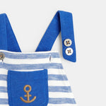 OBAIBI - אוברול פסים בצבע כחול לילדים - MASHBIR//365