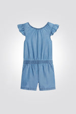 OKAIDI - אוברול ג'ינס לילדות בצבע כחול - MASHBIR//365