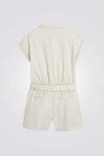 OKAIDI - אוברול קנבס לילדות בצבע בז' - MASHBIR//365