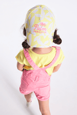 OKAIDI - אוברול קנבס לילדות בצבע ורוד - MASHBIR//365