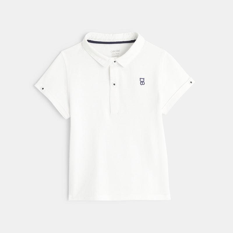 OBAIBI - אוברול משולב חולצת פולו לתינוקות בצבע נייבי - MASHBIR//365