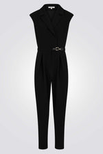 MORGAN - אוברול נשים בצבע שחור - MASHBIR//365