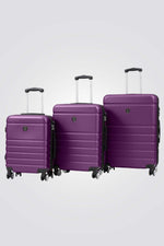 מזוודה קשיחה בינונית 24" דגם 1807 בצבע סגול - MASHBIR//365