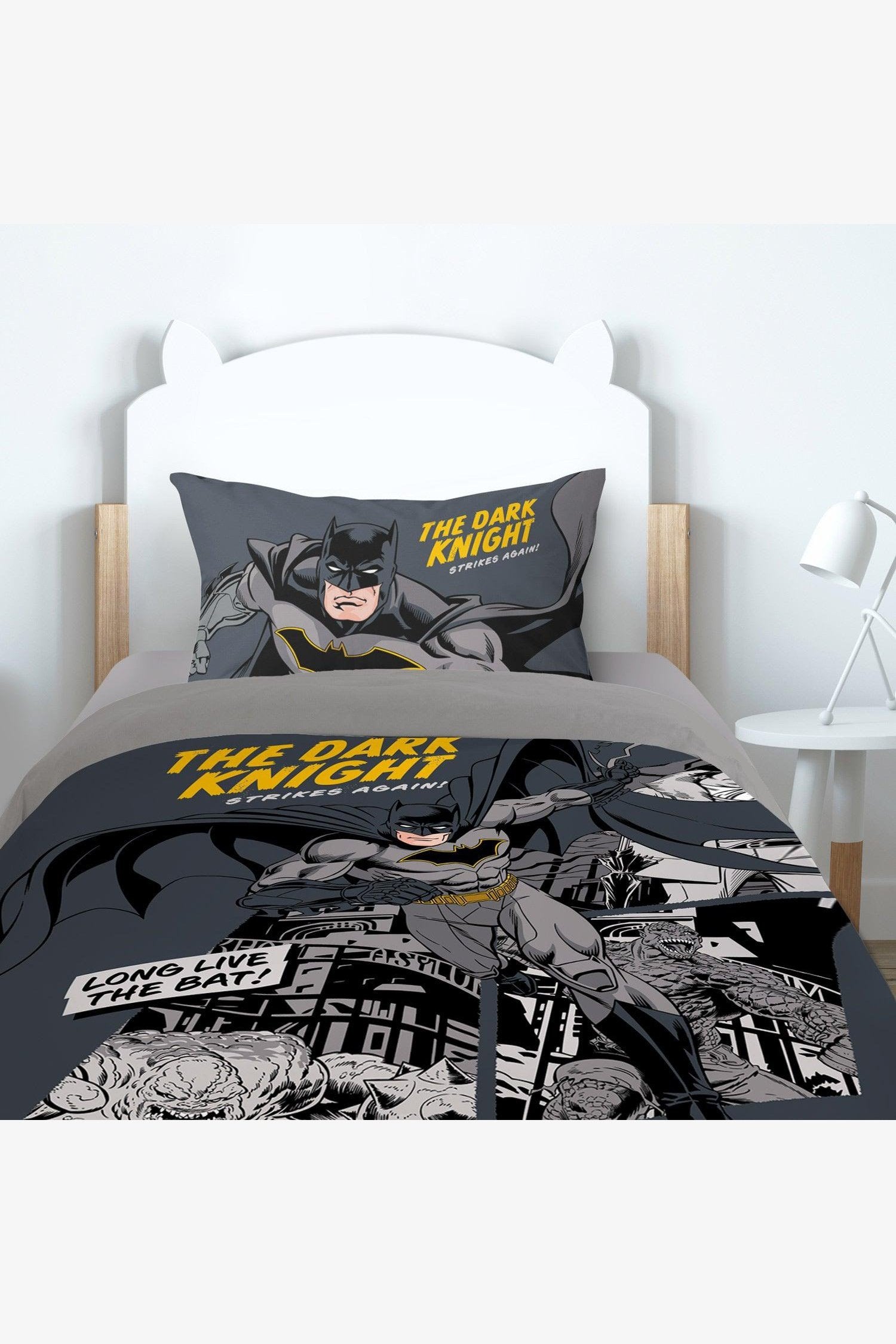 סט מצעים 90/200 יחיד כותנה דגם באטמן - MASHBIR//365