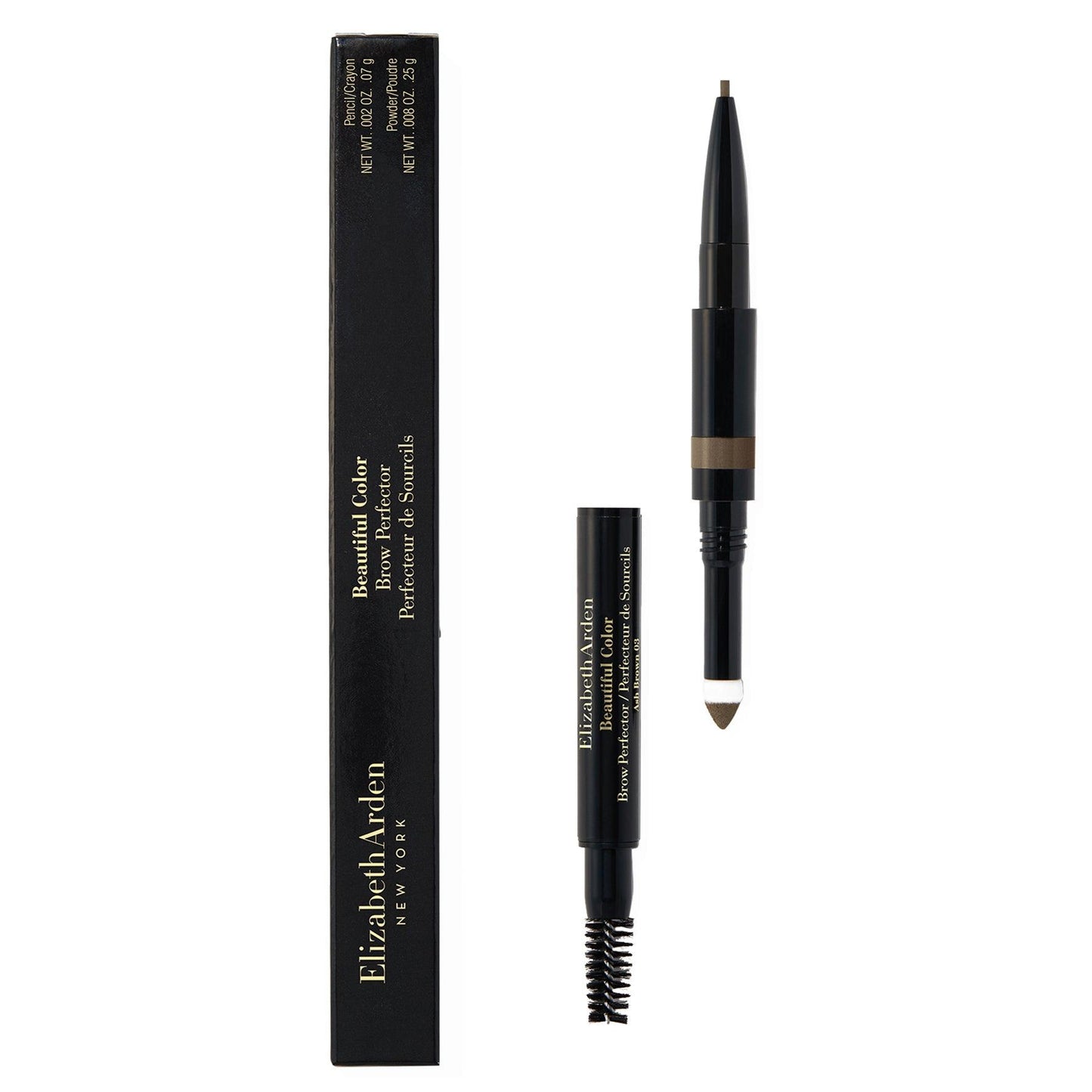 Elizabeth Arden - BEAUTIFUL COLOR עיפרון, אבקה ומברשת לעיצוב הגבות 3 ב-1 - MASHBIR//365