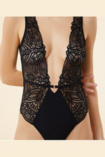 ETAM - בגד גוף תחרה ENIGME שחור - MASHBIR//365