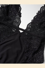 ETAM - בגד גוף תחרה ENIGME שחור - MASHBIR//365