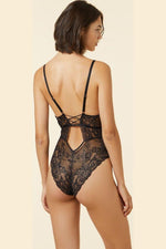 ETAM - בגד גוף תחרה ENVOUTANTE שחור - MASHBIR//365