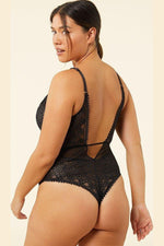 ETAM - בגד גוף תחרה PARADIS שחור - MASHBIR//365