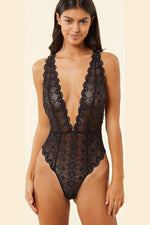 ETAM - בגד גוף תחרה SKY שחור - MASHBIR//365