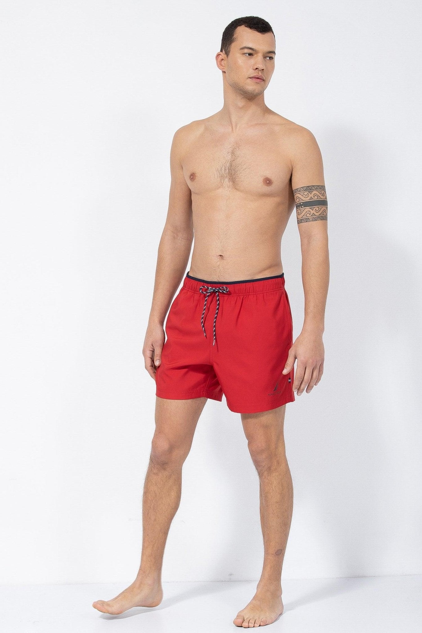 NAUTICA - בגד ים אדום קצר - MASHBIR//365