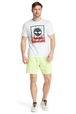 TIMBERLAND - בגד ים צהוב לוגו כיסים - MASHBIR//365