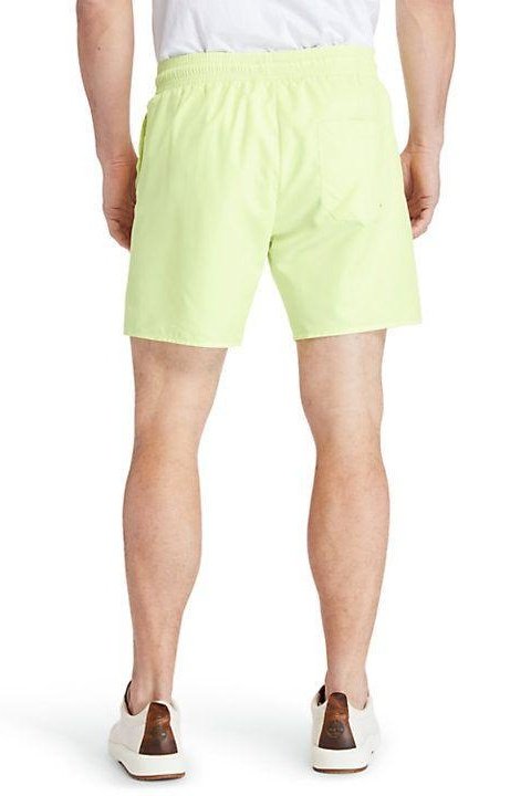 TIMBERLAND - בגד ים צהוב לוגו כיסים - MASHBIR//365